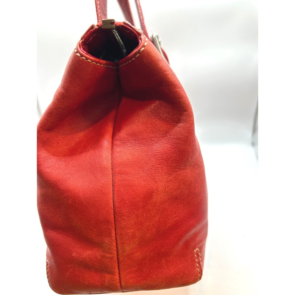 Vintage 90's Coach Red Leather‎ Shoulder Purse USA Made y2k - Picture 12 of 16